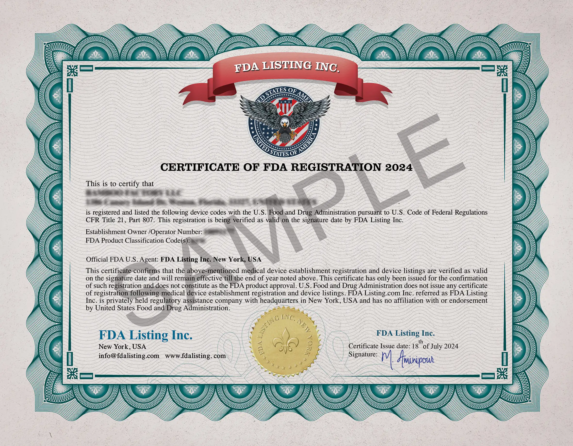 FDA Certified