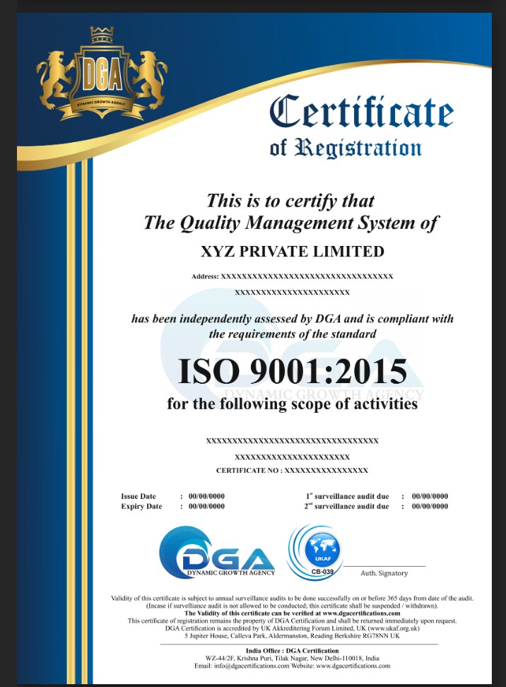 ISO 9001 Certified